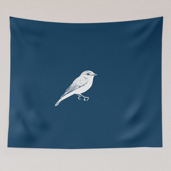 Item preview, Lemon-bellied Flyrobin White Design  designed and sold by designsasstultd.