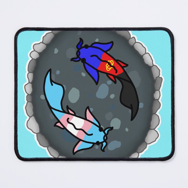 Item preview, Polyamorous and Trans Pride Flag Koi Pond designed and sold by CastleOfDragons.