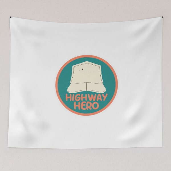 Item preview, Highway Hero Trucker Cap Urban Style Design designed and sold by NiftyWrx.
