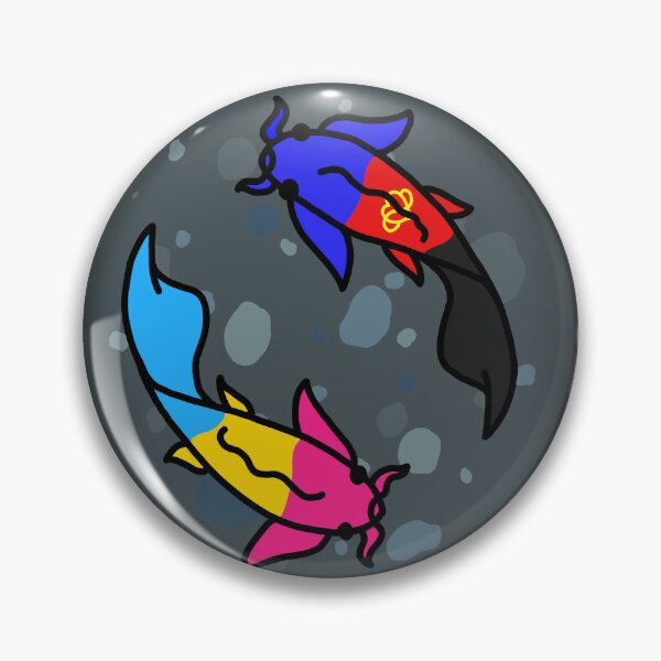 Item preview, Polyamorous and Pan Pride Flag Koi Pond designed and sold by CastleOfDragons.