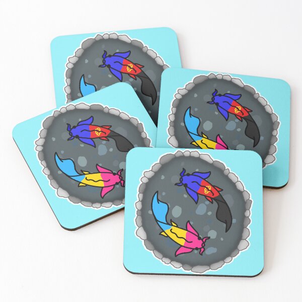 Item preview, Polyamorous and Pan Pride Flag Koi Pond designed and sold by CastleOfDragons.