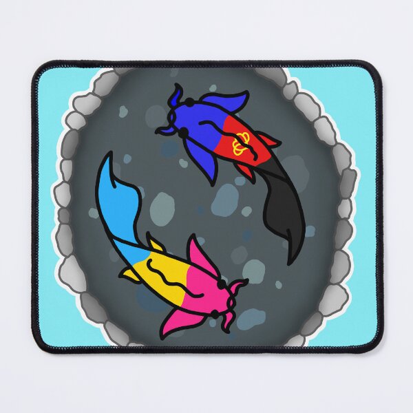 Item preview, Polyamorous and Pan Pride Flag Koi Pond designed and sold by CastleOfDragons.