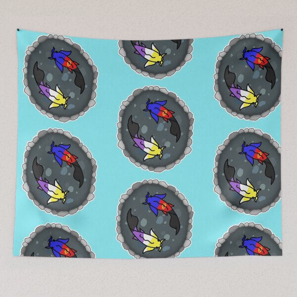 Item preview, Polyamorous and Nonbinary Pride Flag Koi Pond designed and sold by CastleOfDragons.