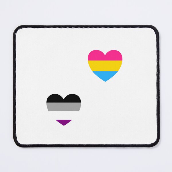 Item preview, Asexual Panromantic Hearts designed and sold by Inspirationmotivation.