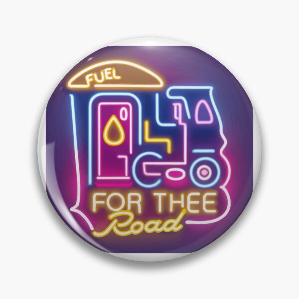 Item preview, Retro Diner Neon Sign - Fuel for the Road designed and sold by NiftyWrx.