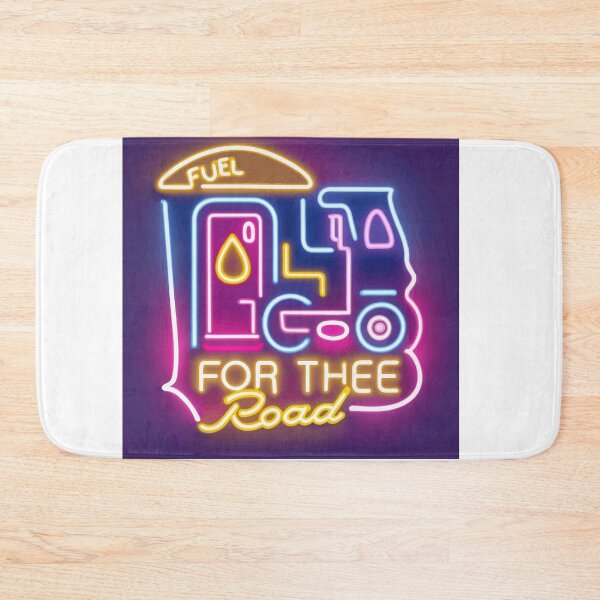Item preview, Retro Diner Neon Sign - Fuel for the Road designed and sold by NiftyWrx.