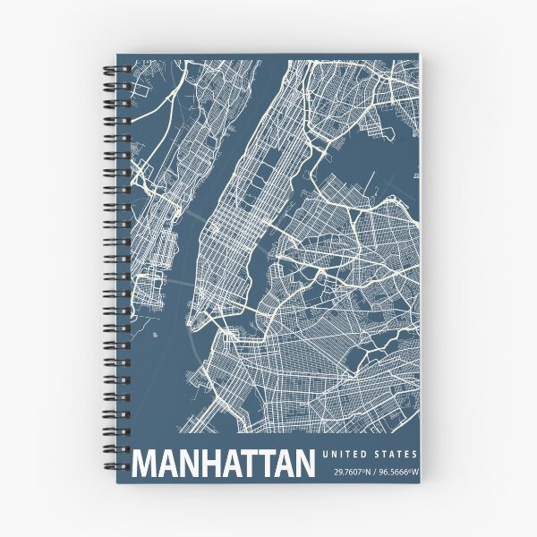 Item preview, Manhattan Blueprint City Map designed and sold by Peek-Designs.