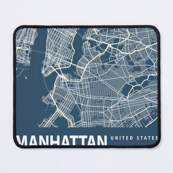 Item preview, Manhattan Blueprint City Map designed and sold by Peek-Designs.