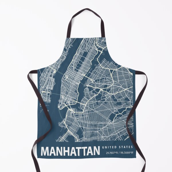 Item preview, Manhattan Blueprint City Map designed and sold by Peek-Designs.