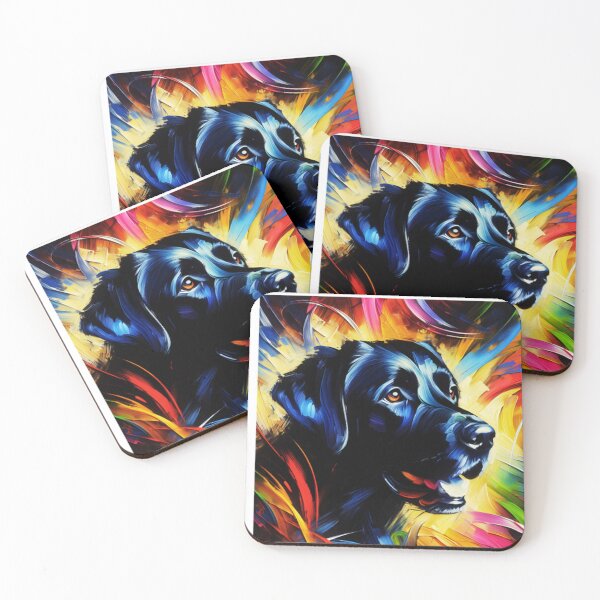 Item preview, Black Labrador Painting designed and sold by TheAnimalZ00.