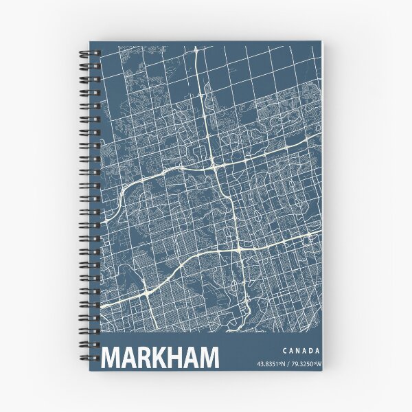 Item preview, Markham Blueprint City Map designed and sold by Peek-Designs.