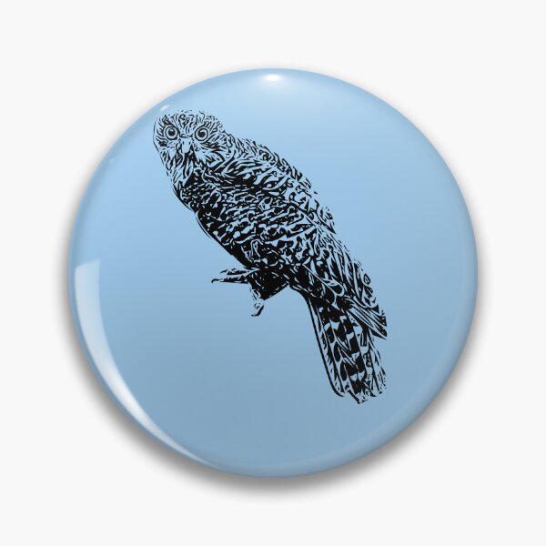 Item preview, Powerful Owl BooBook Black Design  designed and sold by designsasstultd.
