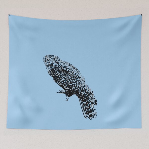 Item preview, Powerful Owl BooBook Black Design  designed and sold by designsasstultd.