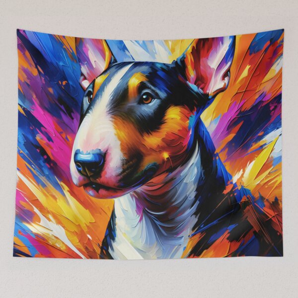 Artikelvorschau, Miniatur-Bullterrier-Gemälde entworfen und verkauft von TheAnimalZ00.