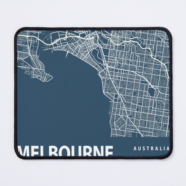 Item preview, Melbourne Blueprint City Map designed and sold by Peek-Designs.