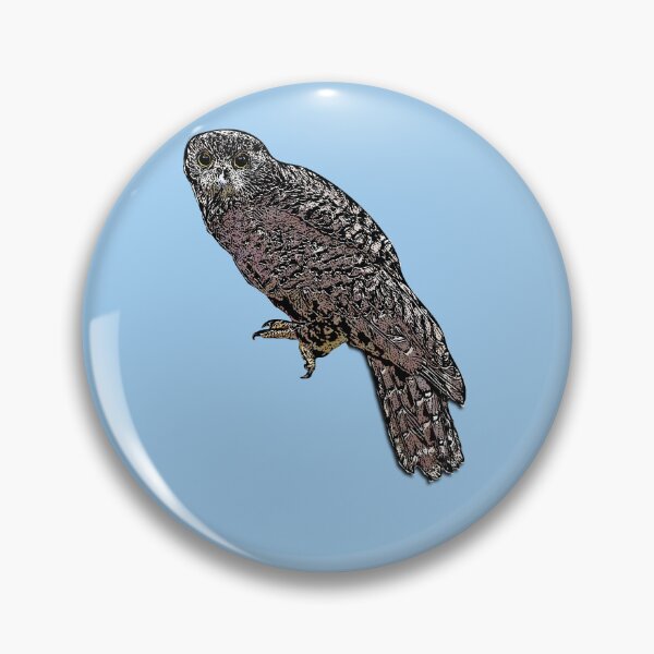 Item preview, Powerful Owl BooBook Black Alternate Design  designed and sold by designsasstultd.