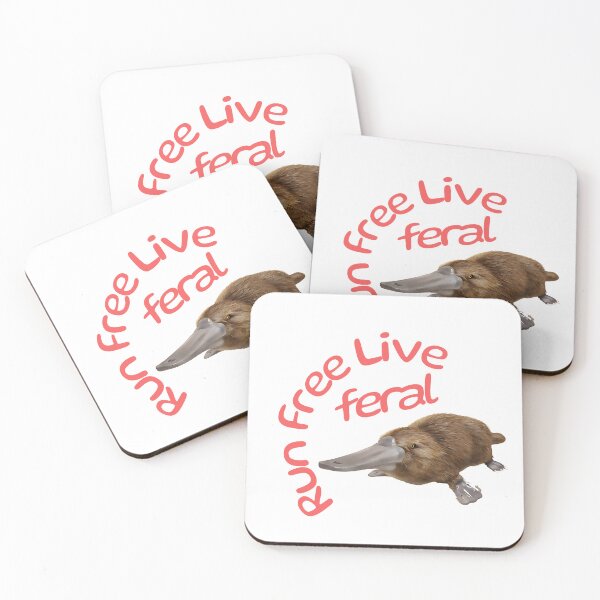 Item preview, Run Free Live Feral Platypus  designed and sold by SvetsShirts.