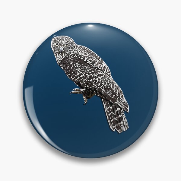 Item preview, Powerful Owl BooBook White Alternate Design  designed and sold by designsasstultd.