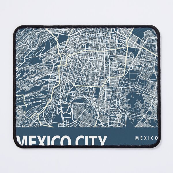 Item preview, Mexico City Blueprint City Map designed and sold by Peek-Designs.