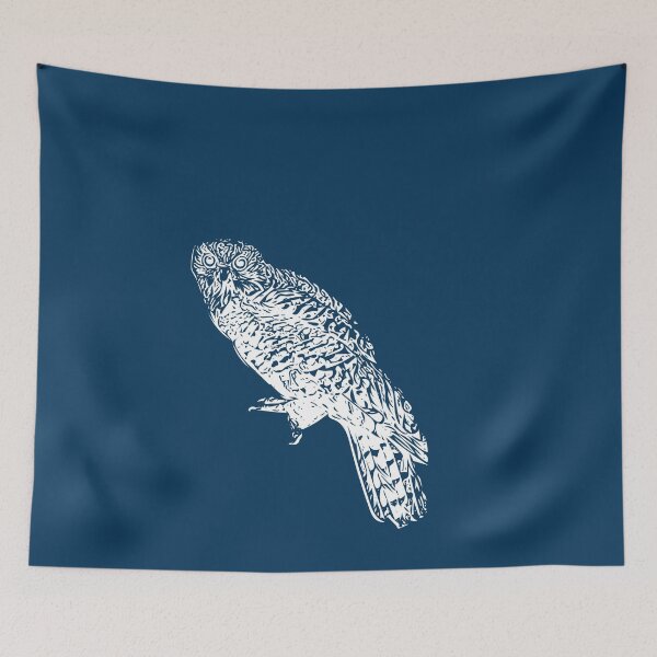 Item preview, Powerful Owl BooBook White Design  designed and sold by designsasstultd.