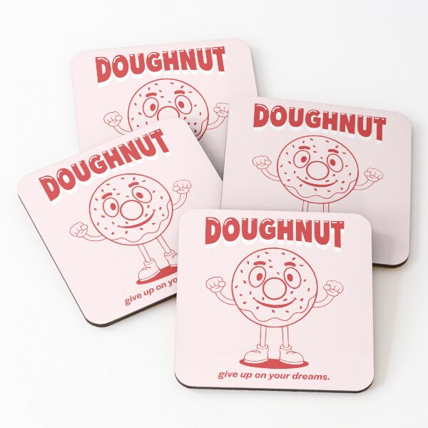 Item preview, Positive Thinking Doughnut red/white designed and sold by TRNCreative.