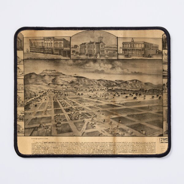 Item preview, San Jacinto, California (1886) designed and sold by allhistory.