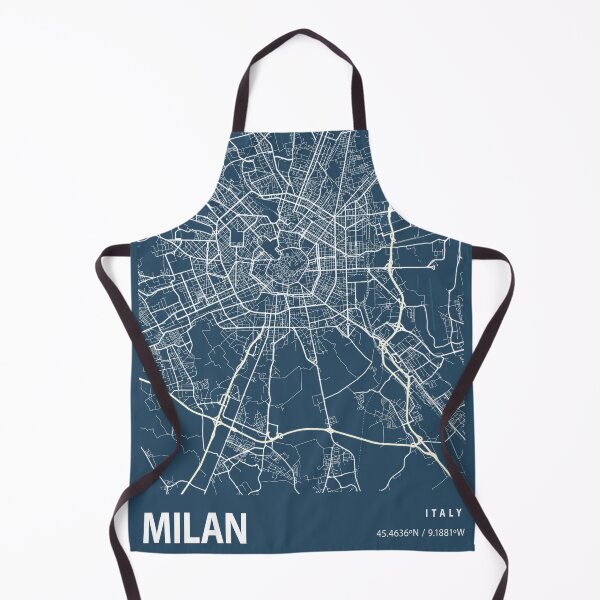 Item preview, Milan Blueprint City Map designed and sold by Peek-Designs.