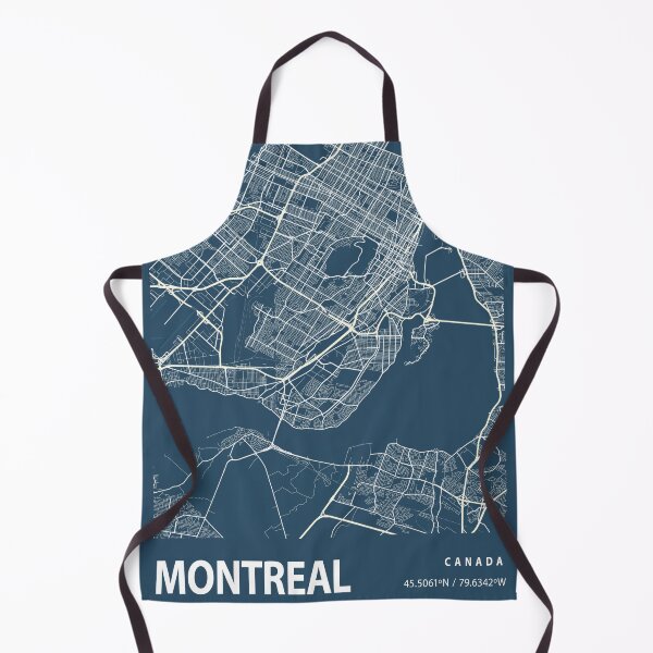 Item preview, Montreal Blueprint City Map designed and sold by Peek-Designs.