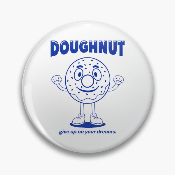Item preview, Positive Thinking Doughnut blue/white designed and sold by TRNCreative.