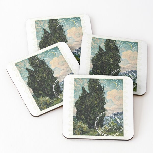 Item preview, Cypresses Stamp  designed and sold by HappyAli777.