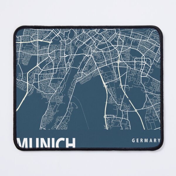 Item preview, Munich Blueprint City Map designed and sold by Peek-Designs.