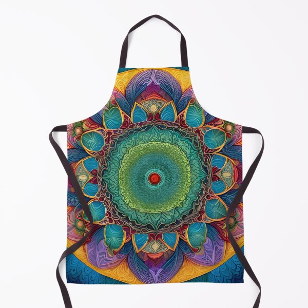 Item preview, Multicolor Indu Mandala designed and sold by MandalasShops.