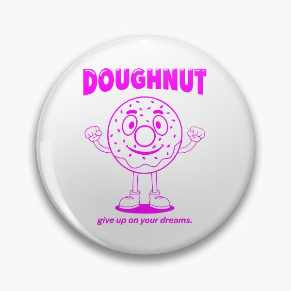 Item preview, Positive Thinking Doughnut magenta/white designed and sold by TRNCreative.