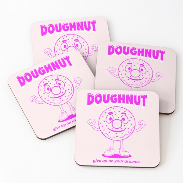 Item preview, Positive Thinking Doughnut magenta/white designed and sold by TRNCreative.