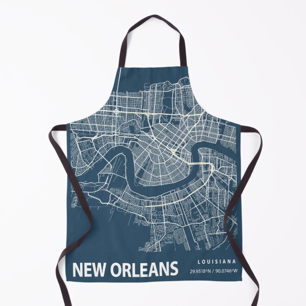 Item preview, New Orleans Blueprint City Map designed and sold by Peek-Designs.