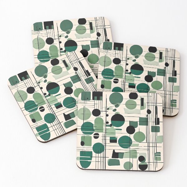 Item preview, Bauhaus Green Blobs designed and sold by Zenvo.