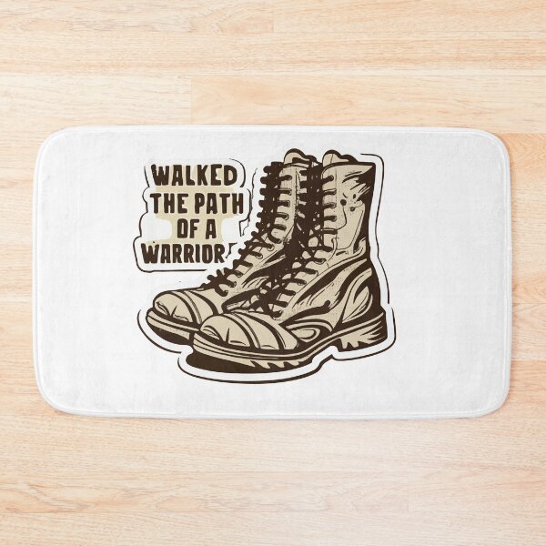Item preview, Warrior Path Combat Boots - Military Veteran Tribute designed and sold by NiftyWrx.