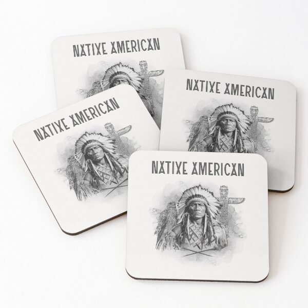 Item preview, Native American Indian Chief designed and sold by Monica-Designs.