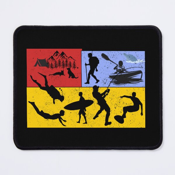 Item preview, Summer Sports Camp Retro Vintage Graphic Colorful Campers Design designed and sold by Raise2Shine.