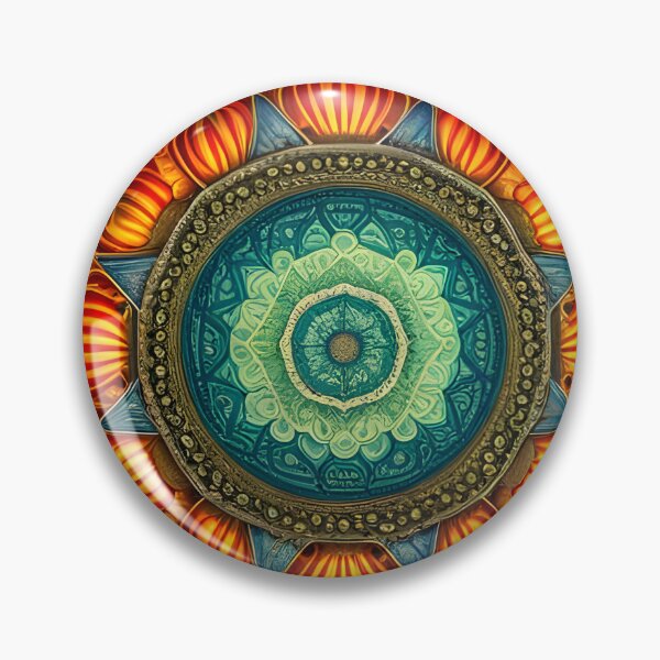 Item preview, Multicolor Indu Mandala designed and sold by MandalasShops.