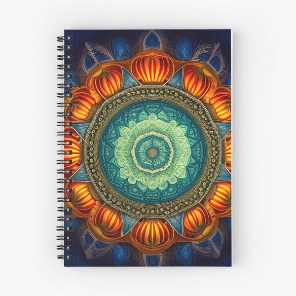 Item preview, Multicolor Indu Mandala designed and sold by MandalasShops.