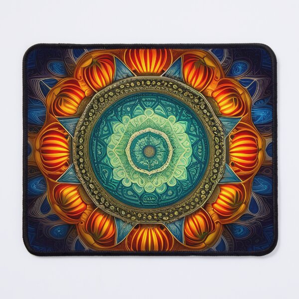 Item preview, Multicolor Indu Mandala designed and sold by MandalasShops.