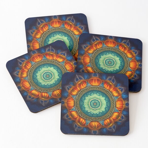 Item preview, Multicolor Indu Mandala designed and sold by MandalasShops.