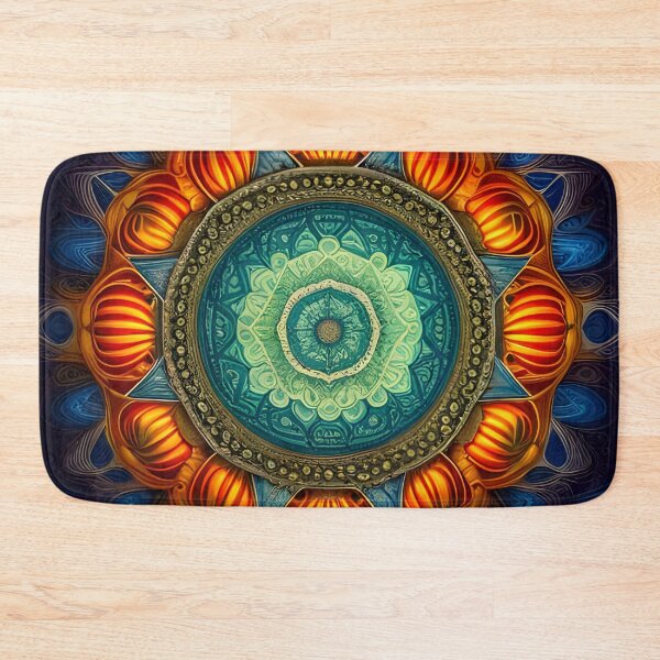 Item preview, Multicolor Indu Mandala designed and sold by MandalasShops.