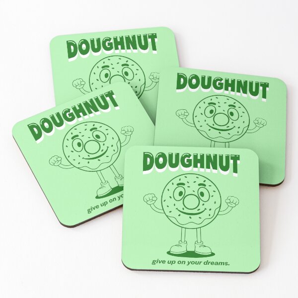 Item preview, Positive Thinking Doughnut green/white designed and sold by TRNCreative.