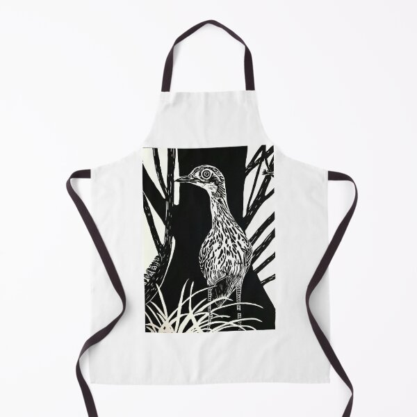 Item preview, The Curlew Linoprint designed and sold by LunaArtSpace.