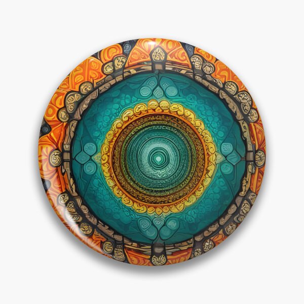 Item preview, Multicolor Indu Mandala designed and sold by MandalasShops.