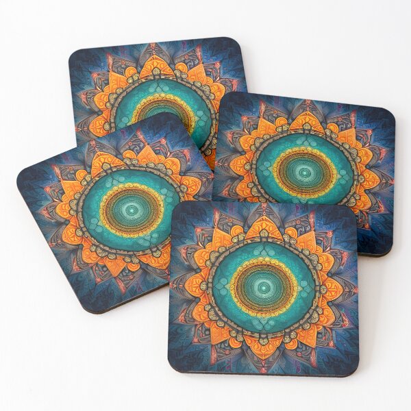 Item preview, Multicolor Indu Mandala designed and sold by MandalasShops.