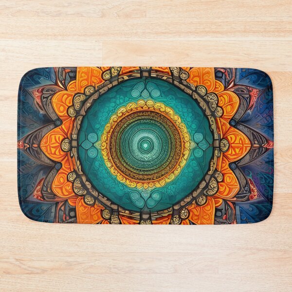 Item preview, Multicolor Indu Mandala designed and sold by MandalasShops.