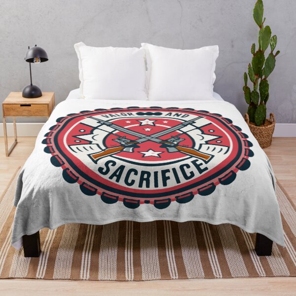 Item preview, Valor and Sacrifice - Military Badge Emblem designed and sold by NiftyWrx.